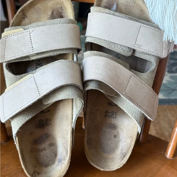 💥CLOSET CLEAROUT💥Birkenstock Uji Suede Nubuck Sandals - Beige - Picture 3 of 7